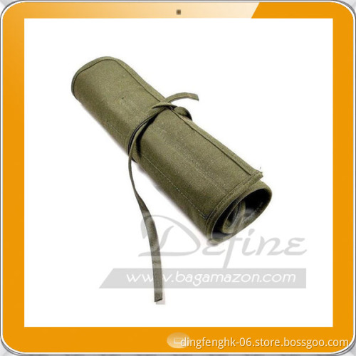 Artist Paint Brush Roll Up Bag Holder Canvas Pouch